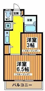 ジョイライフ桜上水【1階】の間取り