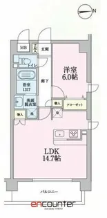 アプリカーレ練馬【3階】の間取り