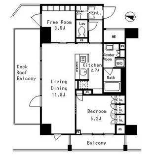 MFPRコート目黒南【5階】の間取り