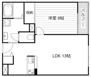 カネボウ琵琶湖アーバンプラザ【12階】の間取り