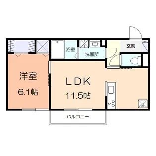 Navis【2階】の間取り