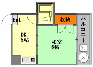 広島県広島市中区橋本町【マンション】の間取り
