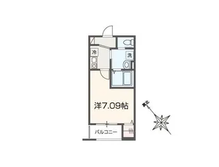 MELDIA大袋【3階】の間取り