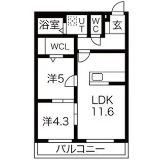 パストラーレ【2階】の間取り