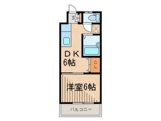 メゾン三和【2階】の間取り