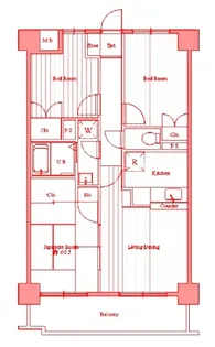 ソレイユ溝の口【3階】の間取り