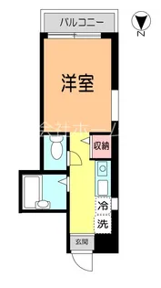 Lado Delrio中野坂上【1階】の間取り