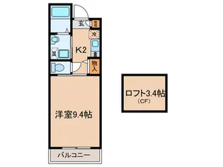 Memory石橋【1階】の間取り