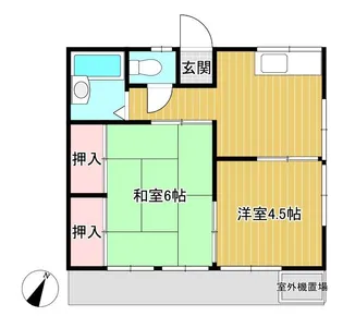 名古屋ハイツ【1階】の間取り