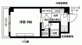 ヴィヴァーチェ南笠【5階】の間取り