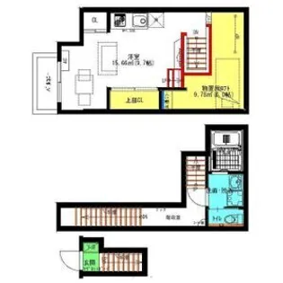 Raffine賑町【2階】の間取り