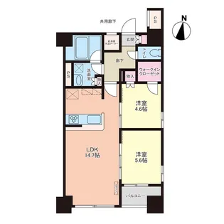 アーバンハイツ大町【8階】の間取り