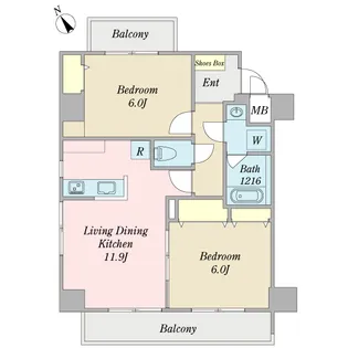 フォルテ【5階】の間取り