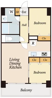 センチュリー八王子ルミエール【11階】の間取り