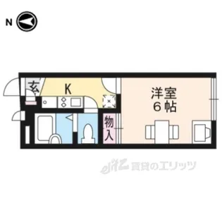 レオパレスグリーンローズ【2階】の間取り