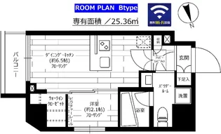 ステージファースト上野松が谷アジールコート【4階】の間取り
