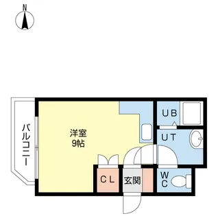 αNEXT澄川【1階】の間取り