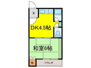 立美ハイツII【2階】の間取り