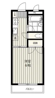 田野倉ハイツ【1階】の間取り