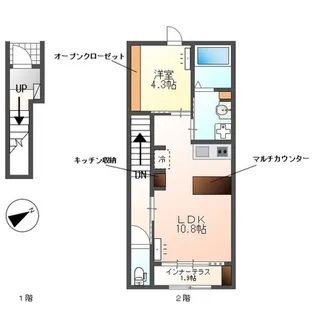 サンフェリーチェS【2階】の間取り