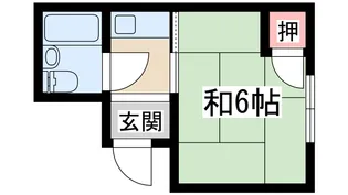 ハイツイシカワ【3階】の間取り