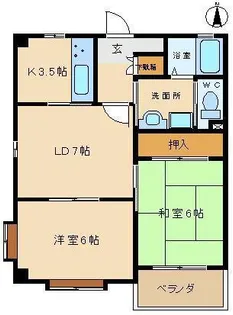 希羅乃郷【3階】の間取り