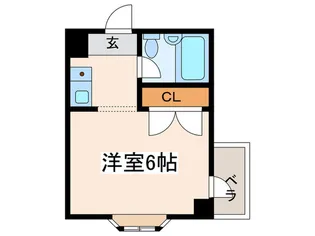 ニチエーイン武蔵野【2階】の間取り