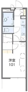 レオパレスル レーブ【1階】の間取り