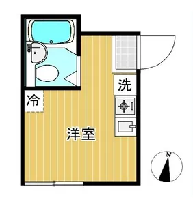 リプロンビギン蒲田24【1階】の間取り