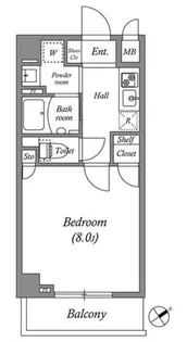 ルネサンスコート駒込【4階】の間取り