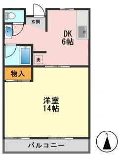 コーポ荻【3階】の間取り