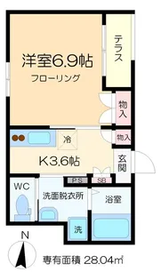 Luminant【1階】の間取り