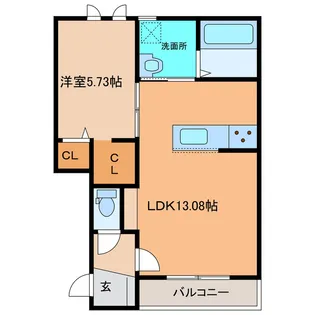 M CUBEII【2階】の間取り