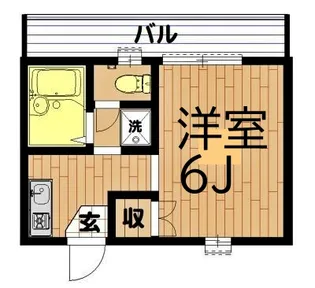 リバティー白楽【1階】の間取り