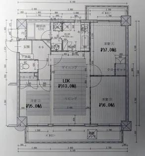 甲南グランメール岡本【3階】の間取り