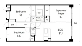 アナハイムコート【3階】の間取り