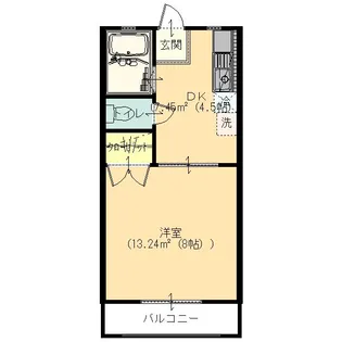 ハイビレッジ21大前【2階】の間取り