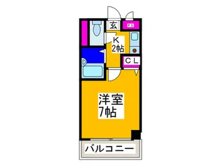 ワーク第2マンション【4階】の間取り