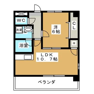 サンシャイン青山【3階】の間取り