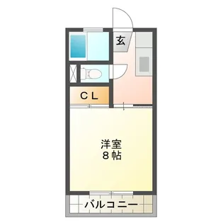 アミー B【2階】の間取り