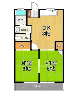 プレジールI【1階】の間取り