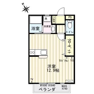 NYCIE24【1階】の間取り