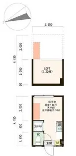 ハーモニーテラス小竹向原【1階】の間取り