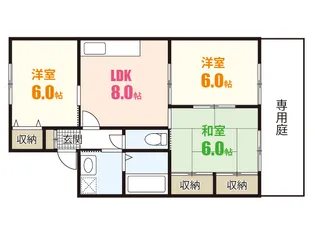ピュアOGAWA【1階】の間取り