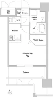 エンクレスト大手門III【3階】の間取り