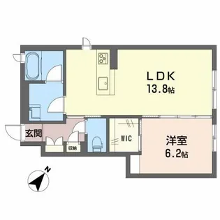 シャーメゾン ゆず【1階】の間取り