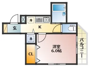 アーベインテラス成増【2階】の間取り