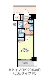 グランダジュール八丁堀【2階】の間取り