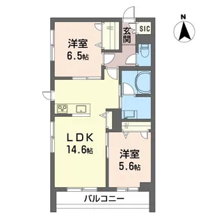 フォレナ【3階】の間取り