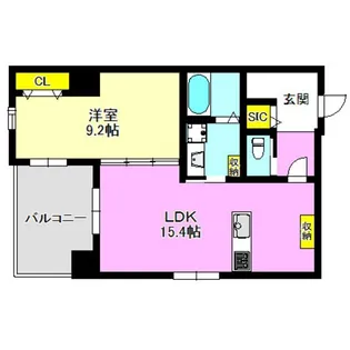 コア・シティOTEMON【2階】の間取り